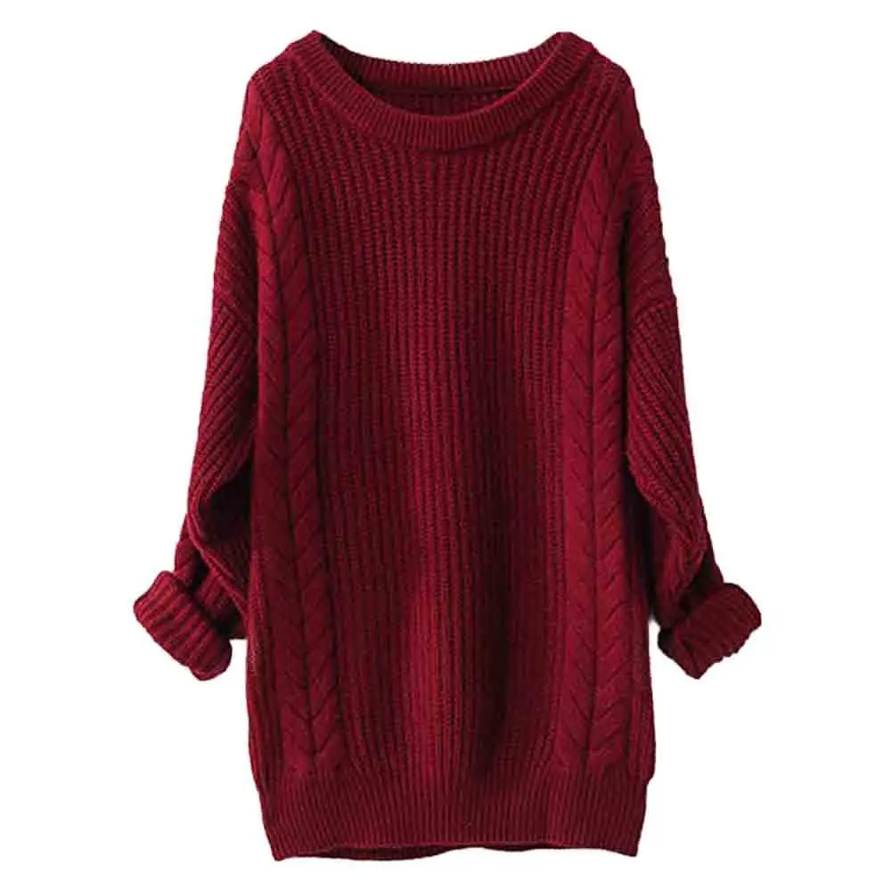 New Arrival Women's Girls Cashmere Oversized Loose Knitted Crew Neck Long Sleeve Winter Warm Wool Pullover Long Sweater Tops
New Arrival Women's Girls Cashmere Oversized Loose Knitted Crew Neck Long Sleeve Winter Warm Wool Pullover Long Sweater Tops