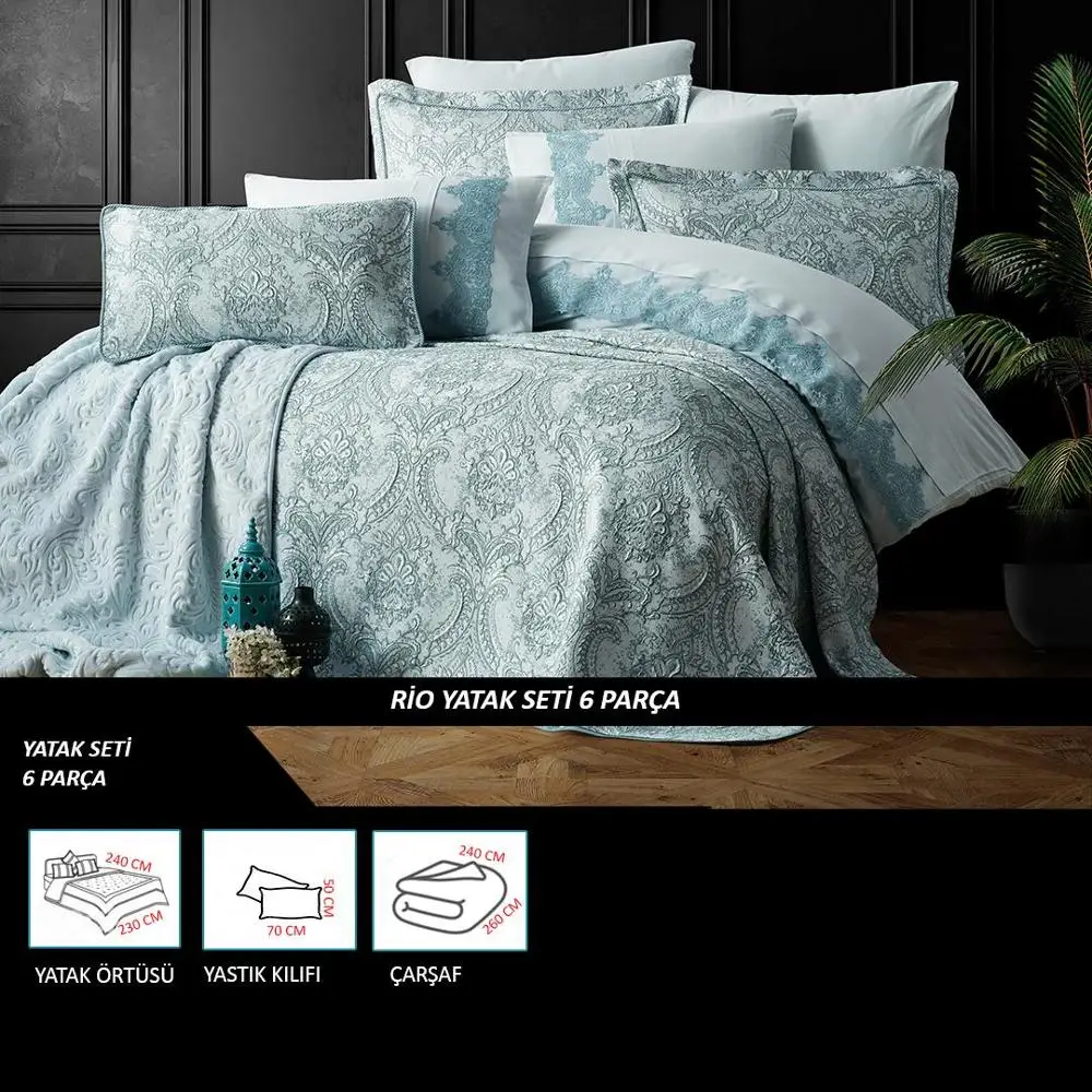 Luxury Turkish Made Bedding Set King Size Duvet Cover Bed Linen Queen Comforter Bed Cover High Quality For Adults 6 Pcs
Luxury Turkish Made Bedding Set King Size Duvet Cover Bed Linen Queen Comforter Bed Cover High Quality For Adults 6 Pcs