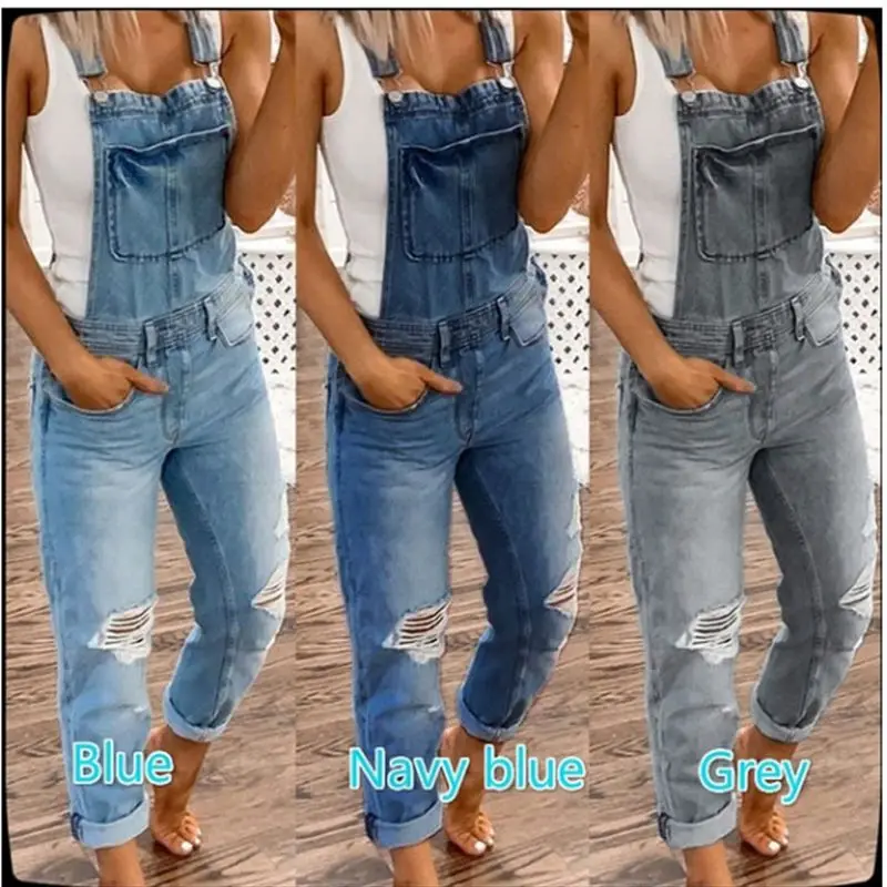 Fashion Denim Wash Overall Women Jeans Jumpsuit Long Pants Rompers Loose Jumpsuit S-5XL
Fashion Denim Wash Overall Women Jeans Jumpsuit Long Pants Rompers Loose Jumpsuit S-5XL