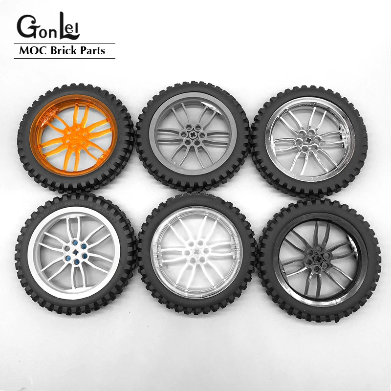 2Pcs/lot High-Tech Parts Mechanical Tyre 100.6x22 Motorcycle + Wheel Hub No. 11957+88517 DIY Building Blocks Assembles Particles
2Pcs/lot High-Tech Parts Mechanical Tyre 100.6x22 Motorcycle + Wheel Hub No. 11957+88517 DIY Building Blocks Assembles Particles