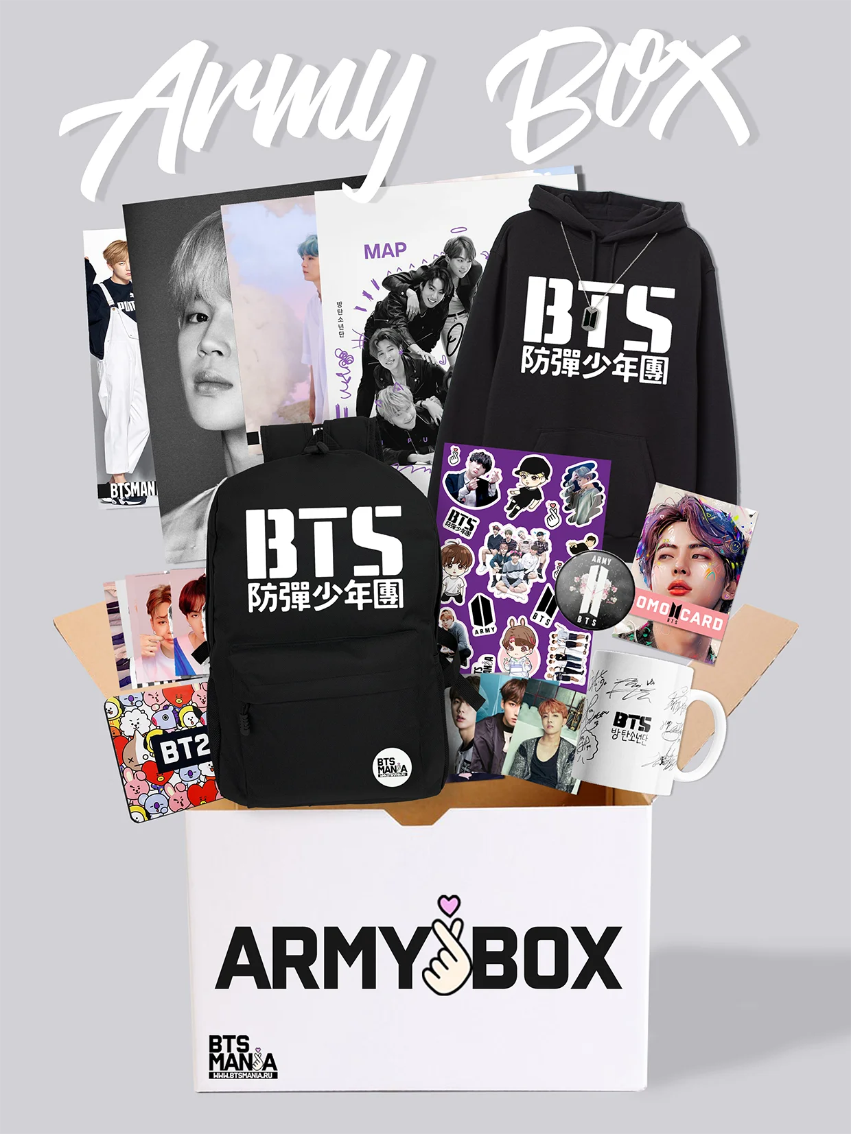 Army Box Бокс для army BTS|Женские толстовки и свитшоты| |