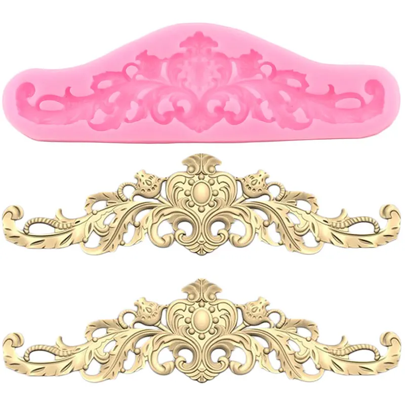 3D Craft Baroque Relief Silicone Molds Cake Border Fondant Mold DIY Cake Decorating Tools Candy Clay Chocolate Gumpaste Moulds
3D Craft Baroque Relief Silicone Molds Cake Border Fondant Mold DIY Cake Decorating Tools Candy Clay Chocolate Gumpaste Moulds