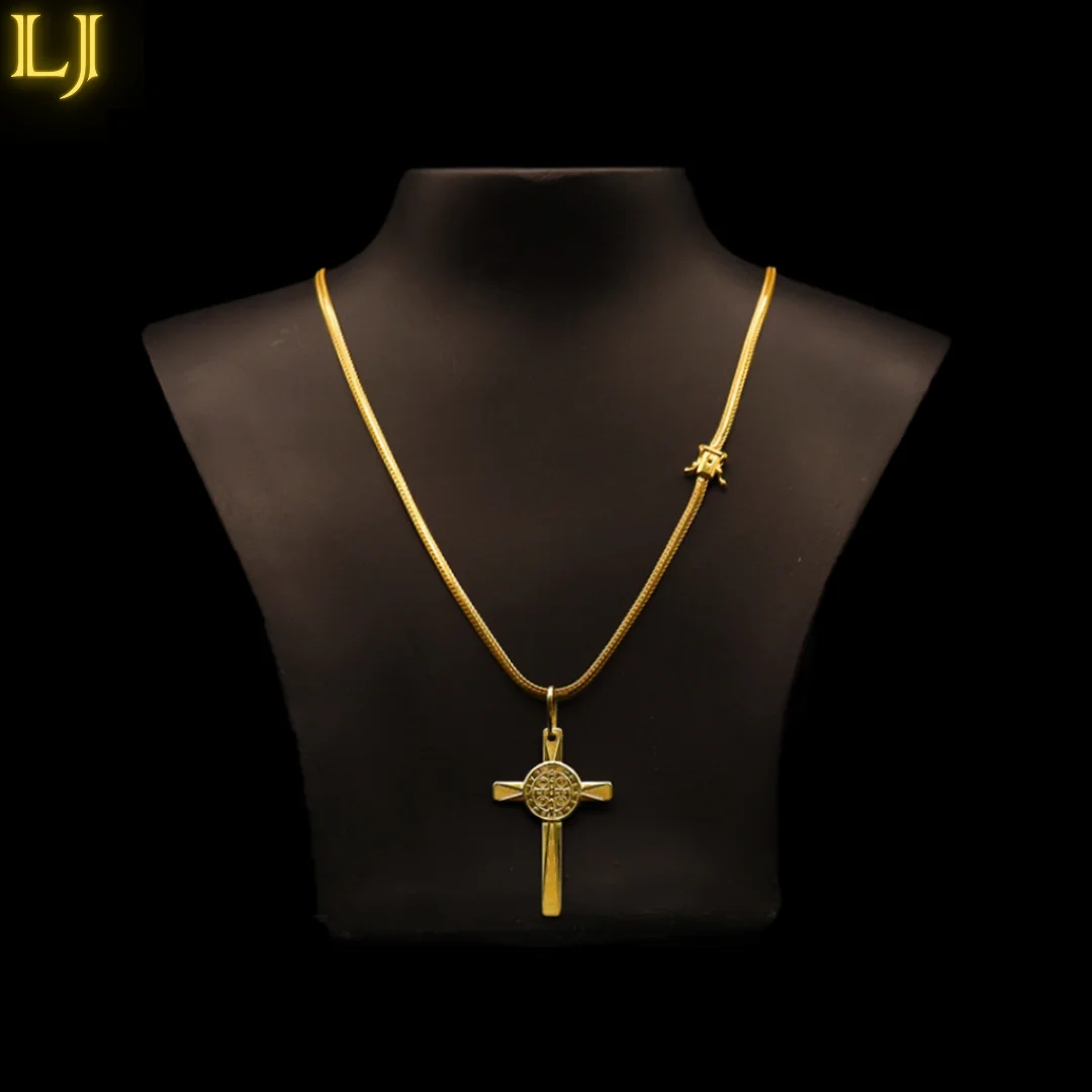 3 MM Peruvian Chain Set + Old Currency Saint Benedict Cross Pendant®(Nordic Gold) Eternal guarantee in color!
3 MM Peruvian Chain Set + Old Currency Saint Benedict Cross Pendant®(Nordic Gold) Eternal guarantee in color!