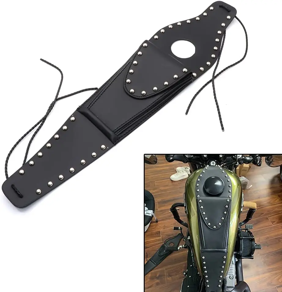 Motorcycle Gas Tank Leather Cover Mat Console Center Pouch for Harley Sportster Iron 883 XL883N Forty Eight XL1200X
Motorcycle Gas Tank Leather Cover Mat Console Center Pouch for Harley Sportster Iron 883 XL883N Forty Eight XL1200X