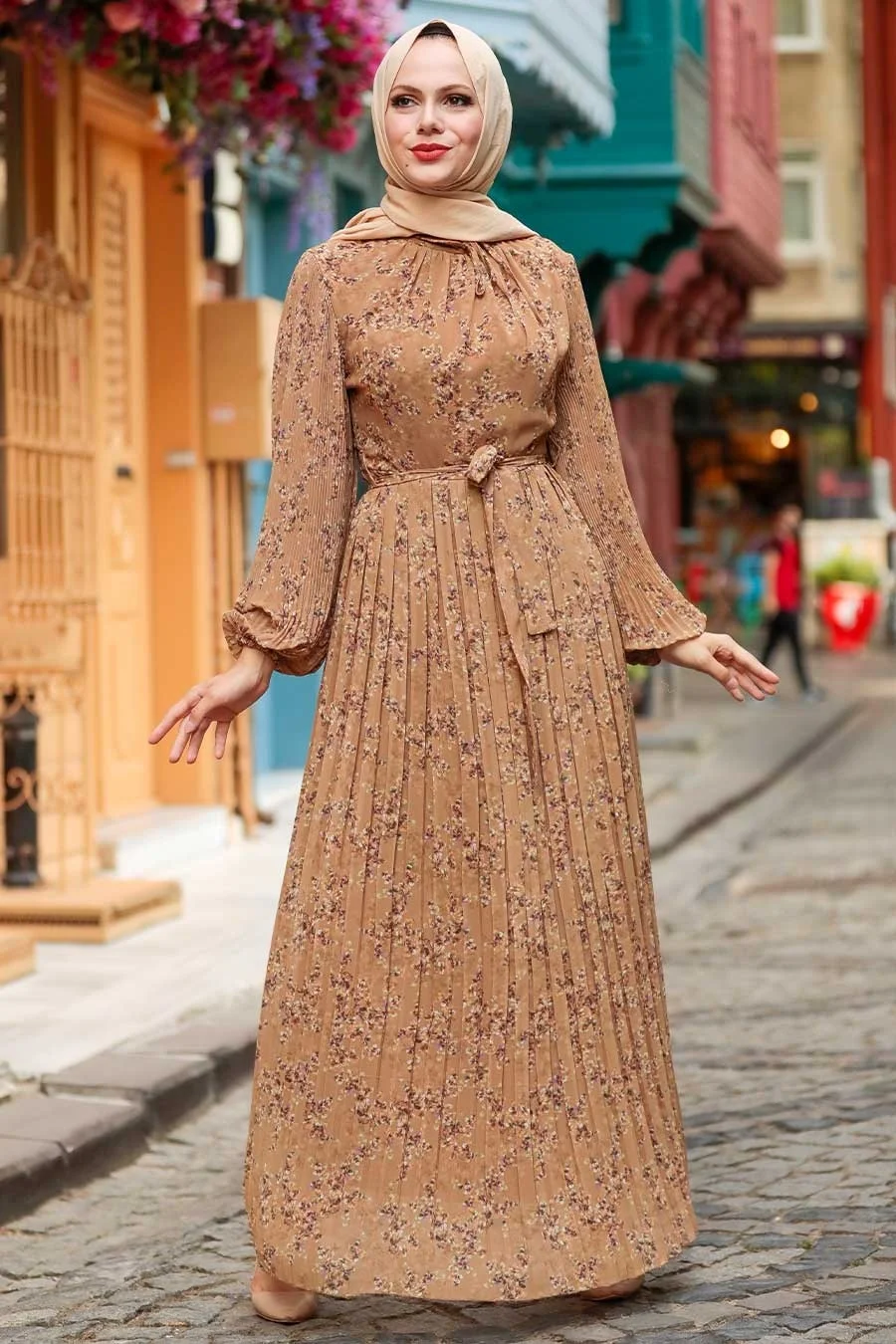 Women's long dress large size piliseli kemerli colar laced hijab dress elegant women clothing Muslim fashion large size
Women's long dress large size piliseli kemerli colar laced hijab dress elegant women clothing Muslim fashion large size