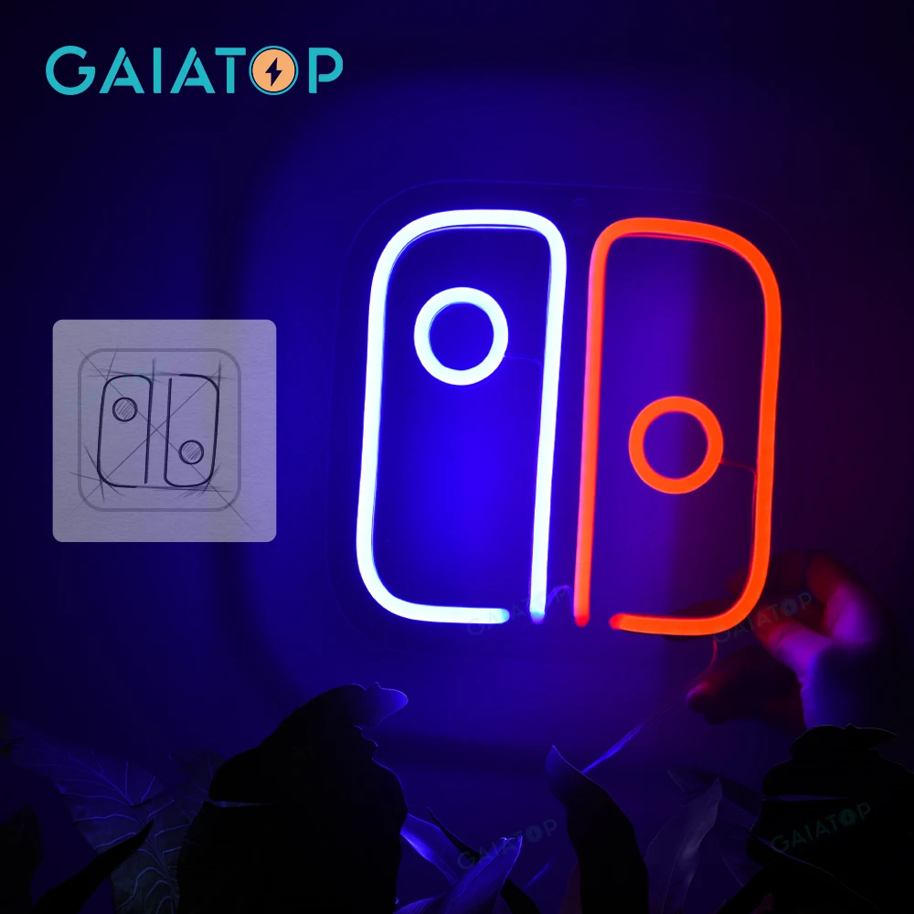 GAIATOP For Switch LED Neon Sign Neon LED Light Gaming Night Light For Room Bar Children To The Room With A Sign Room Decor
GAIATOP For Switch LED Neon Sign Neon LED Light Gaming Night Light For Room Bar Children To The Room With A Sign Room Decor