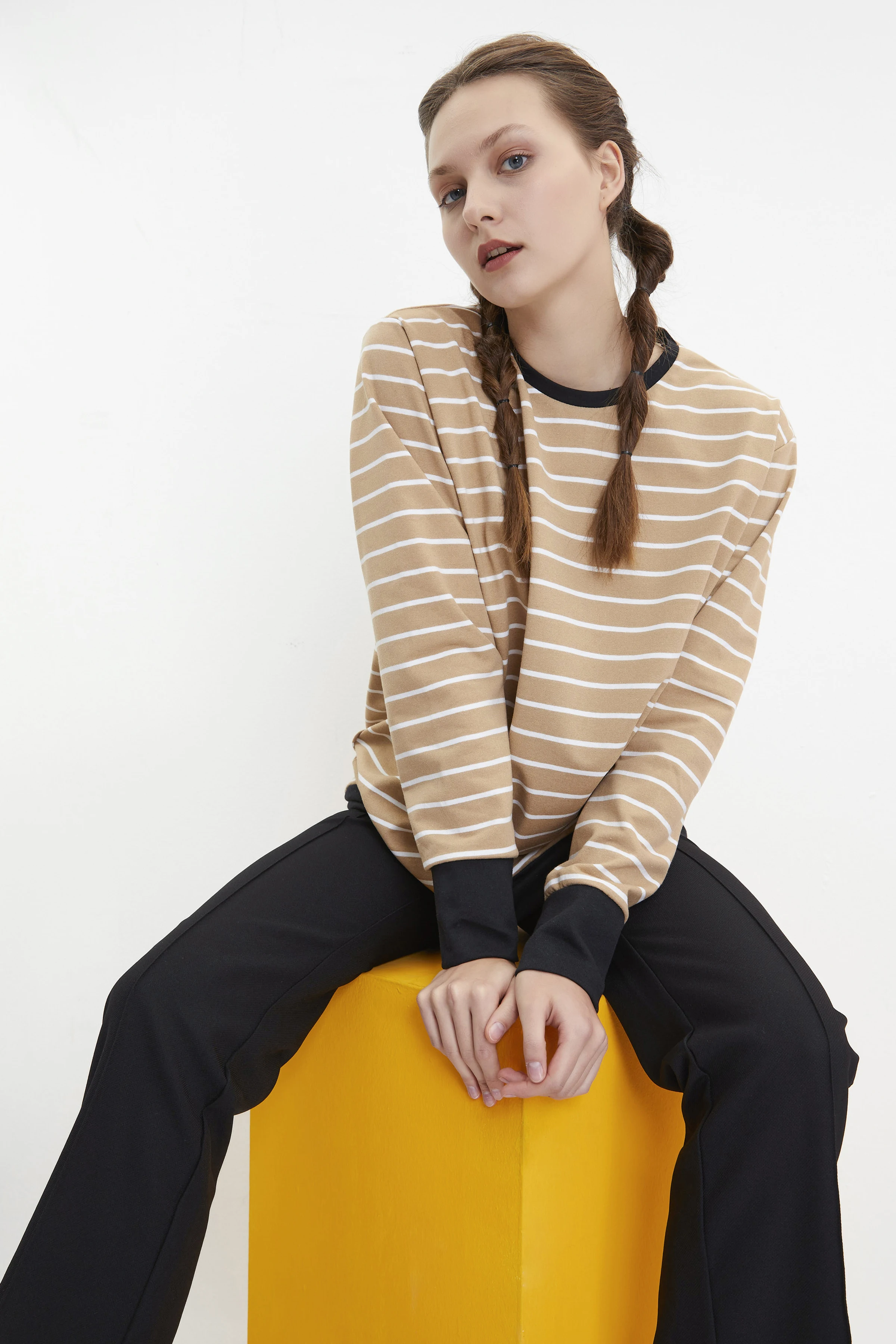 Mirach Striped Sweatshirts for Women Hoodies Casual Sports Sweatshirt Cool Clothing Young Classic Basic Basic
Mirach Striped Sweatshirts for Women Hoodies Casual Sports Sweatshirt Cool Clothing Young Classic Basic Basic