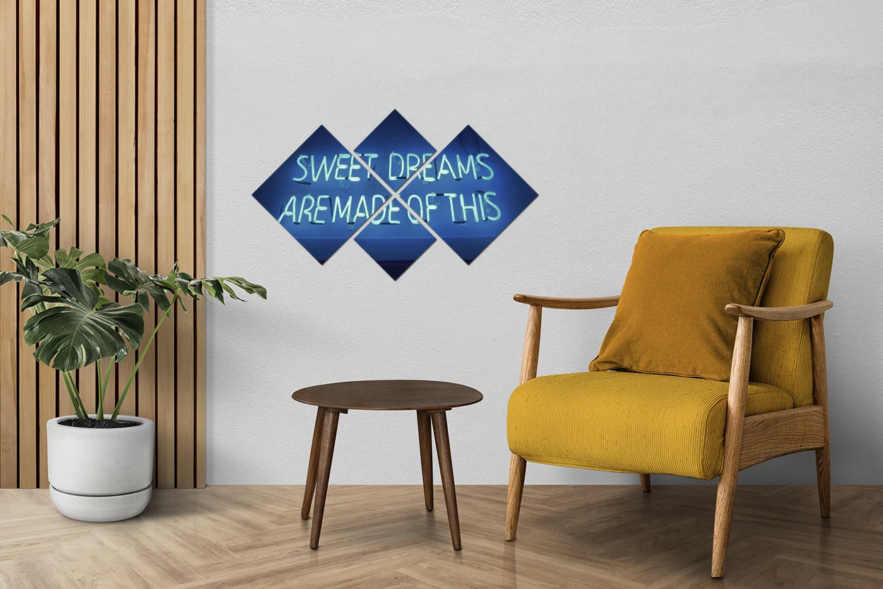Sweet dreams are made of this blue home decor wall art four square modern living room decoration free shipping
Sweet dreams are made of this blue home decor wall art four square modern living room decoration free shipping