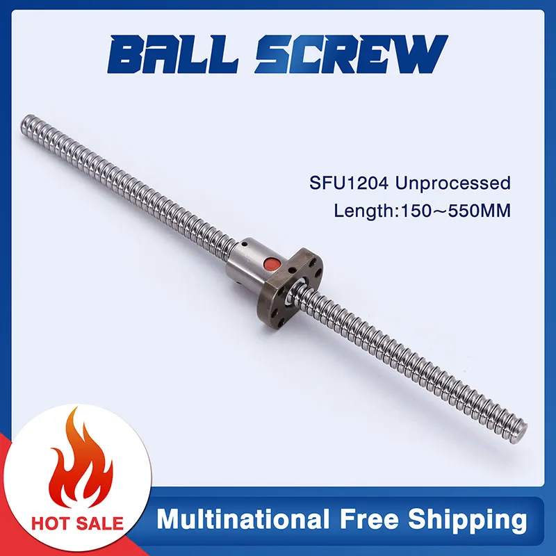 SFU1204 150 to 550MM CNC Ball Screw 1204 CNC Router CNC Parts SFU 1204 CNC Components CNC Accessories Ballscrew 3D Printer Part 
SFU1204 150 to 550MM CNC Ball Screw 1204 CNC Router CNC Parts SFU 1204 CNC Components CNC Accessories Ballscrew 3D Printer Part