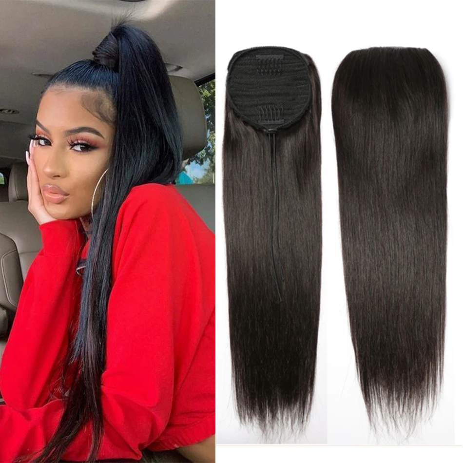 Long Straight Hair Ponytail Human Hair Afro Kinky Curly Drawstring Ponytail Clip in Extension Yaki Straight Hair Ponytail Sleek
Long Straight Hair Ponytail Human Hair Afro Kinky Curly Drawstring Ponytail Clip in Extension Yaki Straight Hair Ponytail Sleek