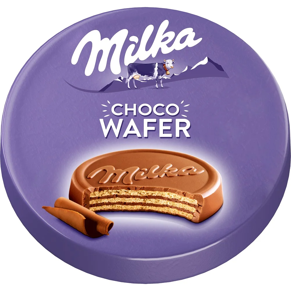 MILKA вафли с начинкой какао покрытые молочным шоколадом 30 г | Продукты