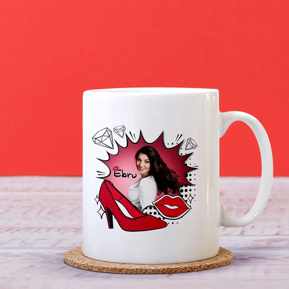 Personalized Makeup Design White Mug Cup-2 
Personalized Makeup Design White Mug Cup-2