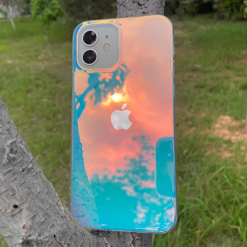 Laser Phone Case For iPhone 13 12 11 Pro Max X XR XS Max 7 8 Plus Mini SE Transparent Aurora Rainbow Gradient Back Cover
Laser Phone Case For iPhone 13 12 11 Pro Max X XR XS Max 7 8 Plus Mini SE Transparent Aurora Rainbow Gradient Back Cover