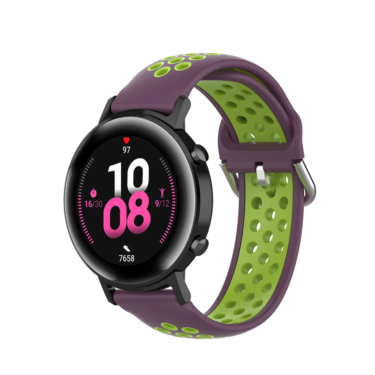 18 20 22mm Watch Band Silicone Watch Strap for Samsung galaxy watch 46mm / gear S3 Huawei watch GT 2e/watch GT /watch GT2 46MM