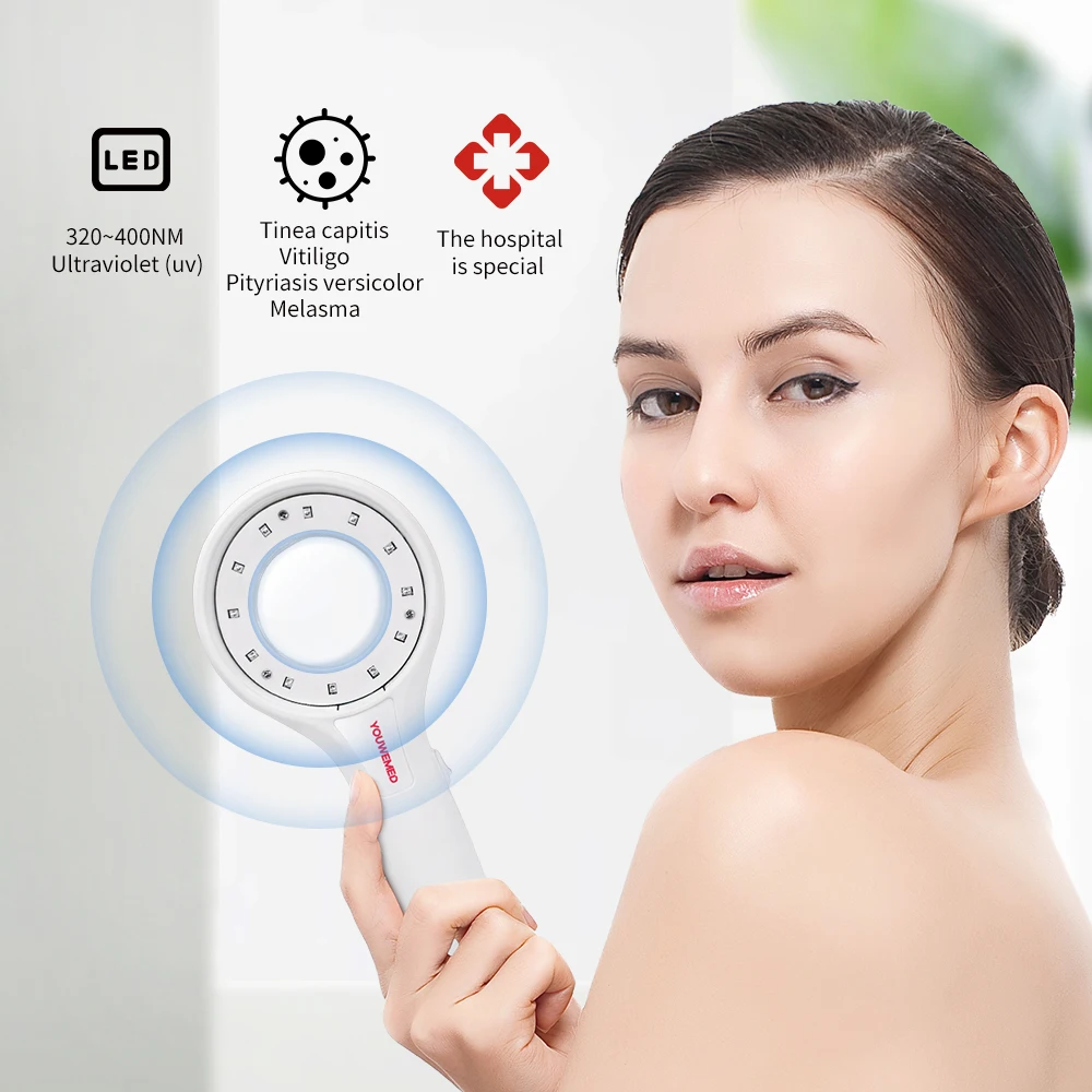 Medical Wood's Lamp Skin Fungus Detector Phosphor Vitiligo Pityriasis Versicolor Melasma Detector Wood's Light Examination
Medical Wood's Lamp Skin Fungus Detector Phosphor Vitiligo Pityriasis Versicolor Melasma Detector Wood's Light Examination