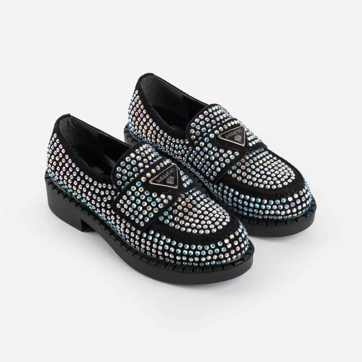 2022 new season Real Suede Stone Detailed Black Loafers Business Office Party Street Flats Stylish Flat sole Genuine Leather Kh
2022 new season Real Suede Stone Detailed Black Loafers Business Office Party Street Flats Stylish Flat sole Genuine Leather Kh
