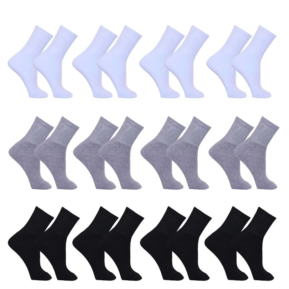 Kit with 12 Pads of Super Comfortable and Soft Cotton Sports Socks Wear from 39 to 43 Part.B
Kit with 12 Pads of Super Comfortable and Soft Cotton Sports Socks Wear from 39 to 43 Part.B