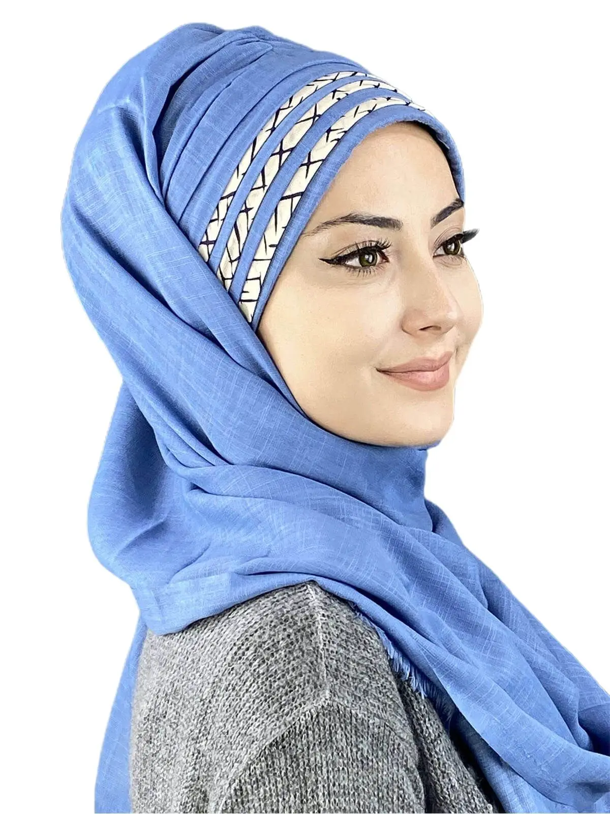 Light Blue Ready Shawl New Fashion Islamic Muslim Women Scarf 2021 Trend Hijab Which Are Immediately Ready To Wear Hats Beanie Bonnet koton Kerchief
Light Blue Ready Shawl New Fashion Islamic Muslim Women Scarf 2021 Trend Hijab Which Are Immediately Ready To Wear Hats Beanie Bonnet koton Kerchief