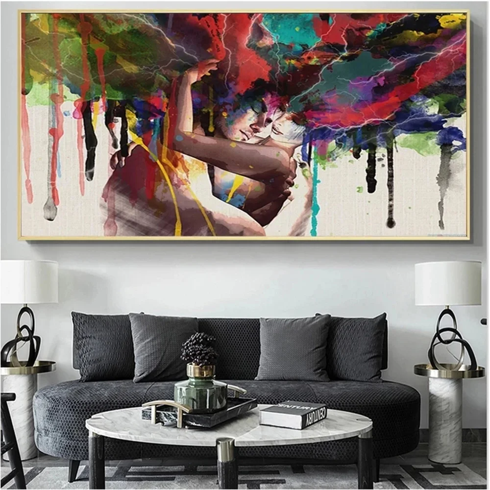 Abstract Character Couple Graffiti Art Poster and Print Canvas Painting Wall Pictures for Modern Living Room Home Decor Cuadros
Abstract Character Couple Graffiti Art Poster and Print Canvas Painting Wall Pictures for Modern Living Room Home Decor Cuadros