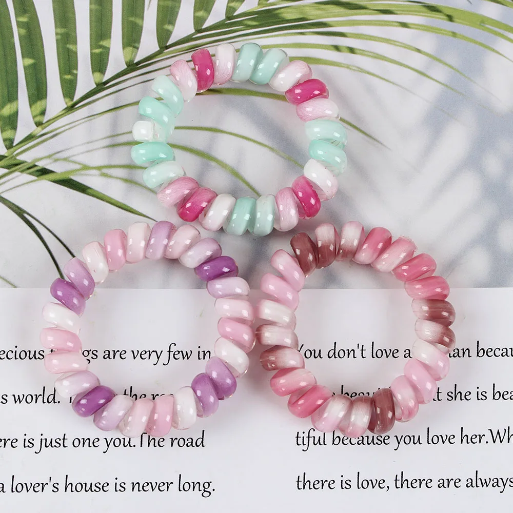Korean Hair Accessories Simple Gradient Color Hair Ring Pony Tail Rope Girls Color Phone Cord Hair Bands Hair Accessories
Korean Hair Accessories Simple Gradient Color Hair Ring Pony Tail Rope Girls Color Phone Cord Hair Bands Hair Accessories