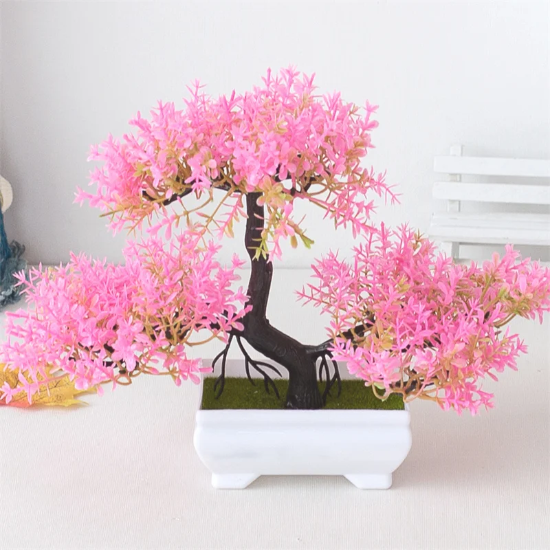 Artificial Plants Bonsai Small Tree Pot Fake Plant Flowers Potted Ornaments For Home Room Table Decoration Hotel Garden Decor
Artificial Plants Bonsai Small Tree Pot Fake Plant Flowers Potted Ornaments For Home Room Table Decoration Hotel Garden Decor
