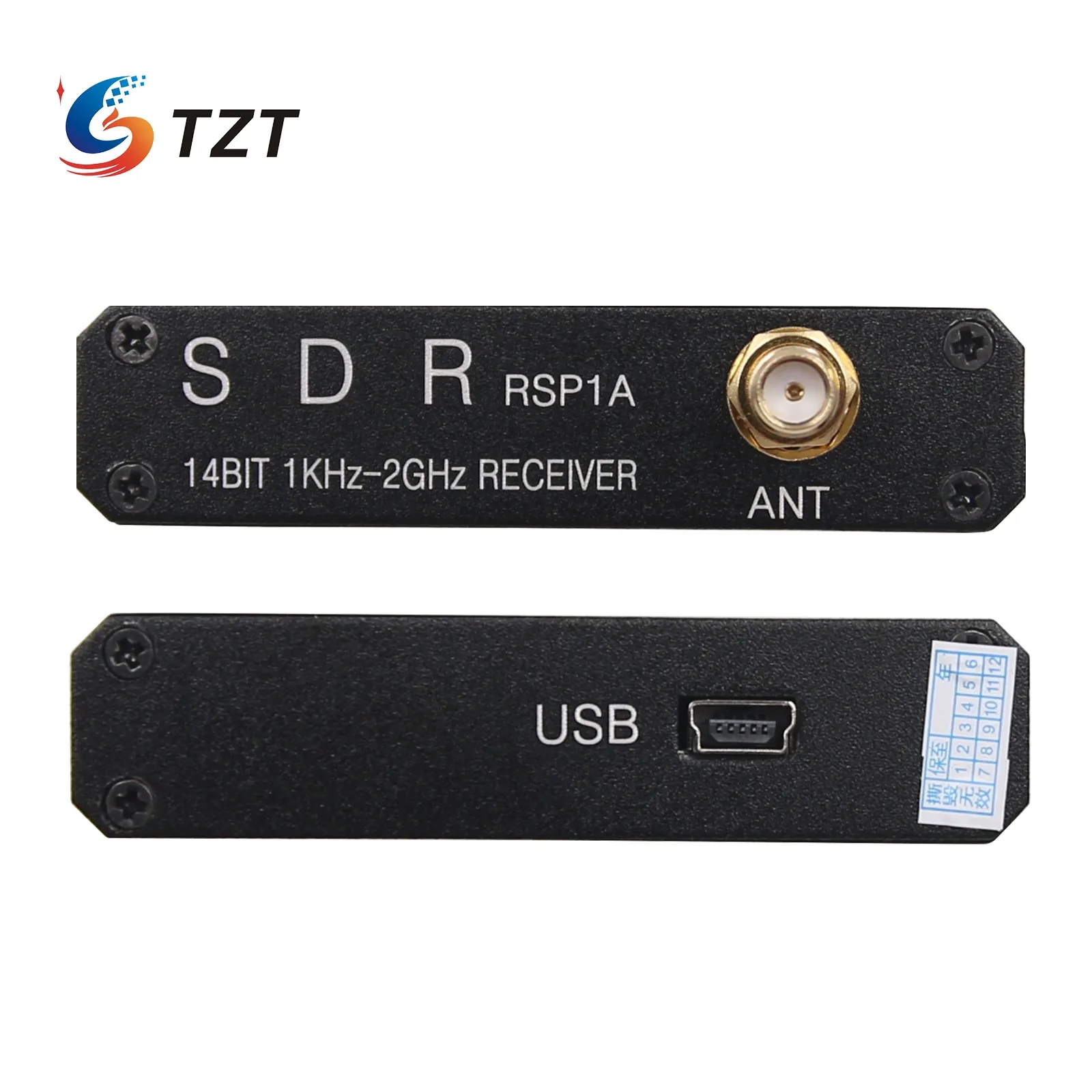 TZT SDR Receiver Sdrplay Rsp1A Wideband SDR Receiver 1kHz~2GHz 14Bit SDR AM FM HF SSB CW Receiver Full Band HAM Radio
TZT SDR Receiver Sdrplay Rsp1A Wideband SDR Receiver 1kHz~2GHz 14Bit SDR AM FM HF SSB CW Receiver Full Band HAM Radio