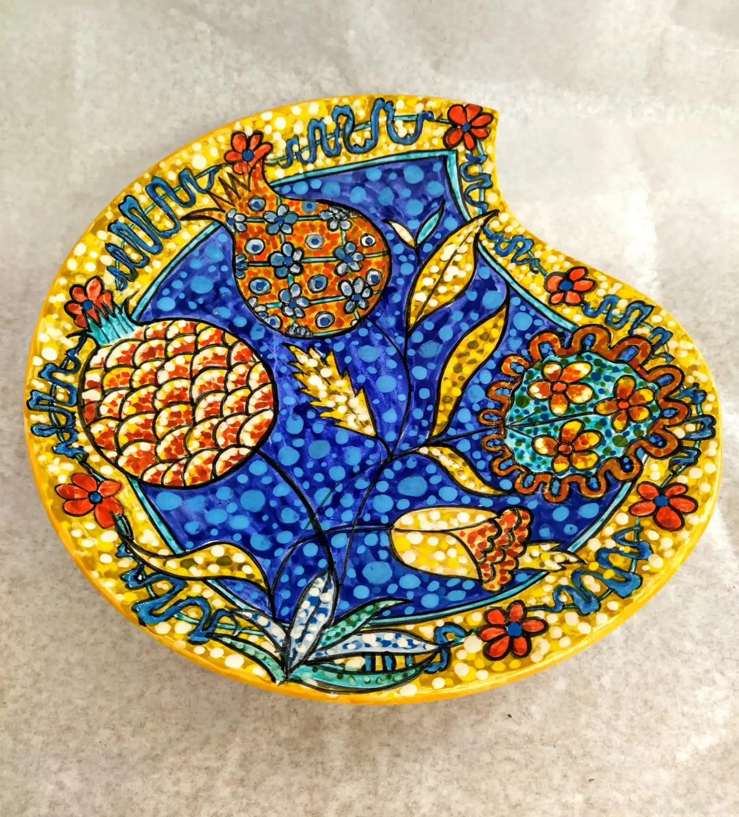 Finecraft Handmade 100% Original and Original Design Ceramic, Tile Decorative Plate Es-616
Finecraft Handmade 100% Original and Original Design Ceramic, Tile Decorative Plate Es-616