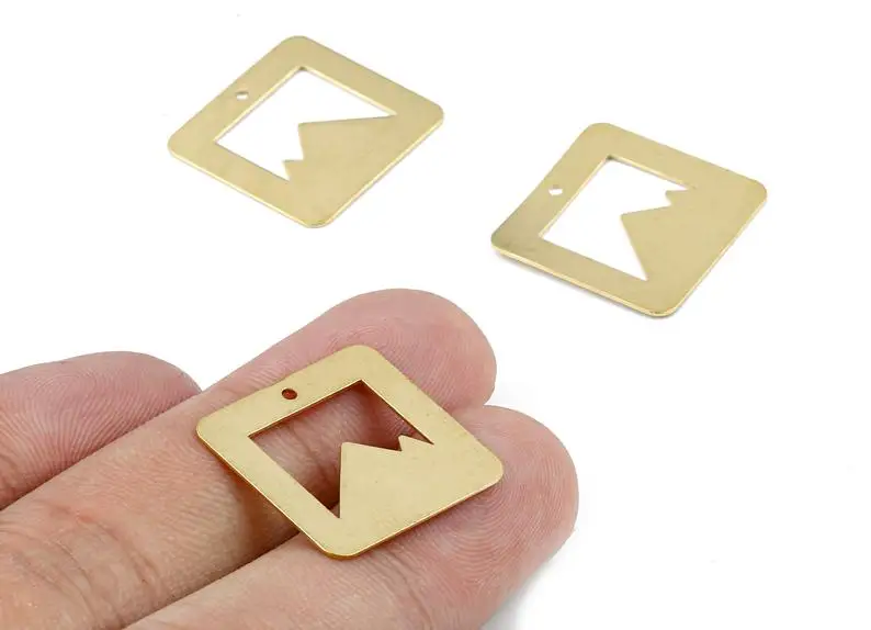 Brass Frame Charms - Raw Brass Frame Earrings and Pendant - Earring Findings - 6PCS/LOT - 20.03x20.03x0.49mm - PP2359
Brass Frame Charms - Raw Brass Frame Earrings and Pendant - Earring Findings - 6PCS/LOT - 20.03x20.03x0.49mm - PP2359