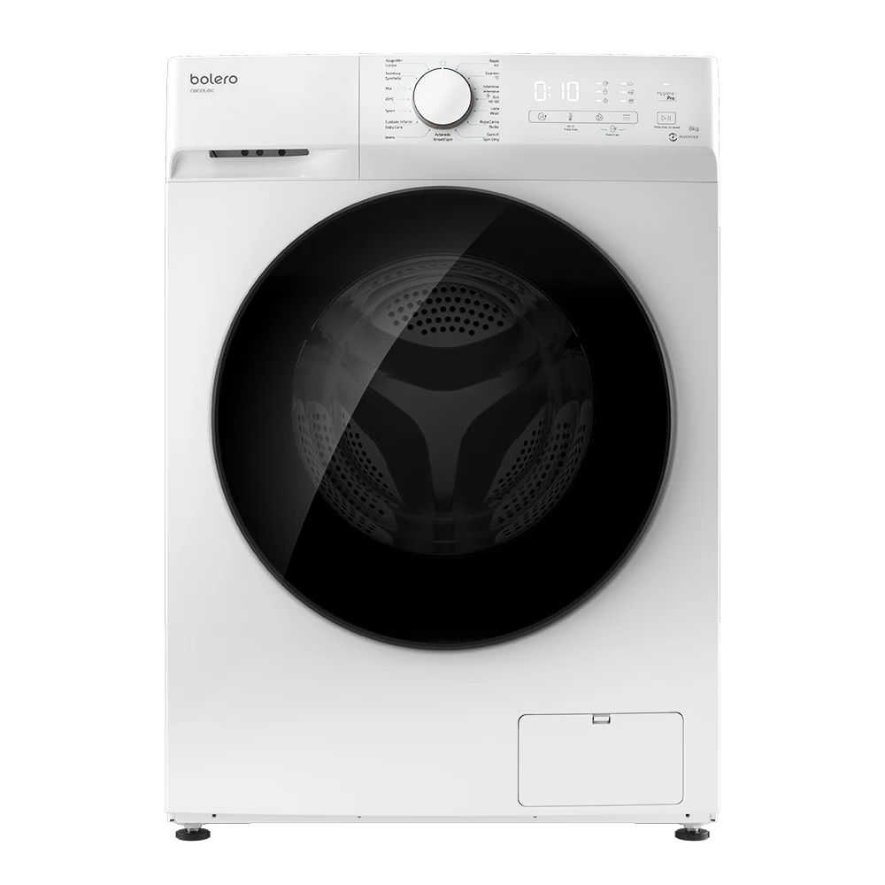 Стиральная машина Cecotec 8 кг с фронтальной нагрузкой Bolero DressCode 8400 инвертор. В