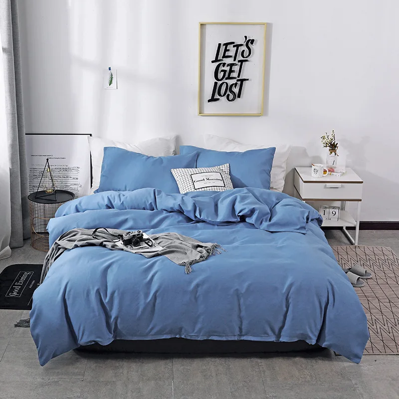 Nordic Solid Color Sanding Duvet Cover 220x240 Single Double Queen King Simple Bedding Set Pillowcase Bedclothes (No Bed Sheet)
Nordic Solid Color Sanding Duvet Cover 220x240 Single Double Queen King Simple Bedding Set Pillowcase Bedclothes (No Bed Sheet)