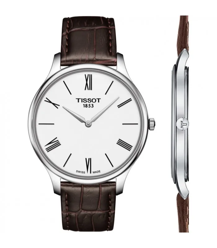 Часы Tissot man tradition 5 39 мм T-Classic Стальные кварцевые часы T063.409.16.018.00 | Наручные