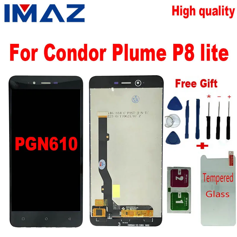 Дисплей IMAZ AAA + 5,5 ''для Condor шлейф P8 lite PGN610, сенсорный экран в сборе, 100% протестированы LCDs для телефонов
Дисплей IMAZ AAA + 5,5 ''для Condor шлейф P8 lite PGN610, сенсорный экран в сборе, 100% протестированы LCDs для телефонов
