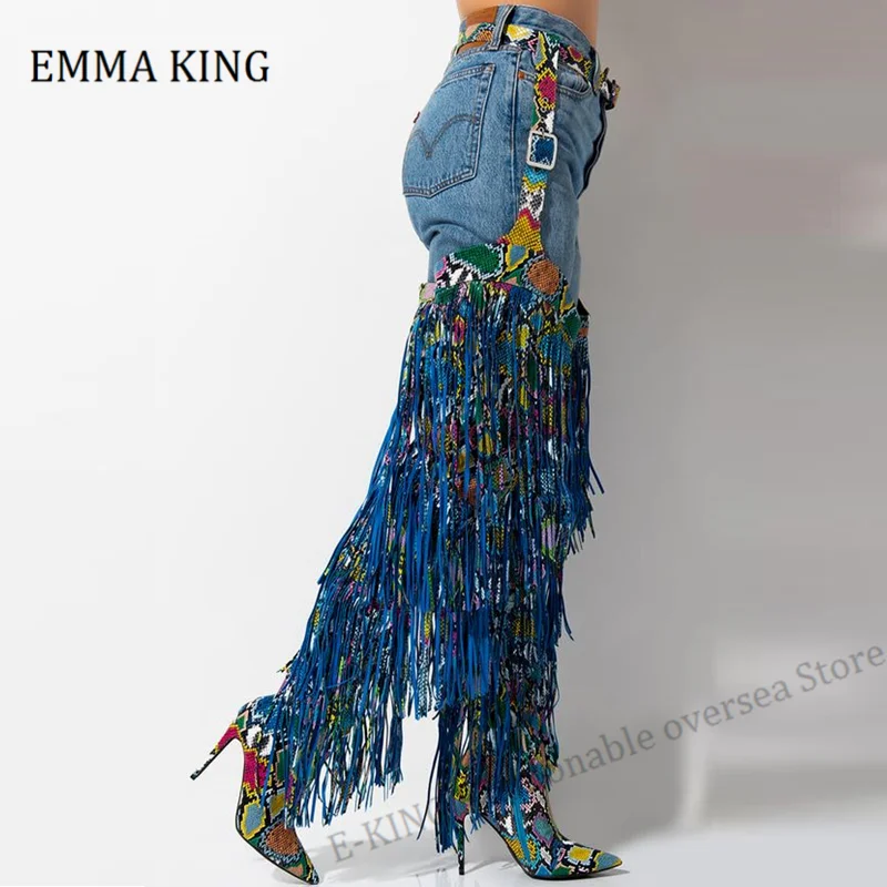 Women Chap Boots Waist Belt Crotch Tassels Boots Black Waist Belt Faux Suede Stiletto High Heels Over Knee Boot 2020 Women Shoes
Women Chap Boots Waist Belt Crotch Tassels Boots Black Waist Belt Faux Suede Stiletto High Heels Over Knee Boot 2020 Women Shoes