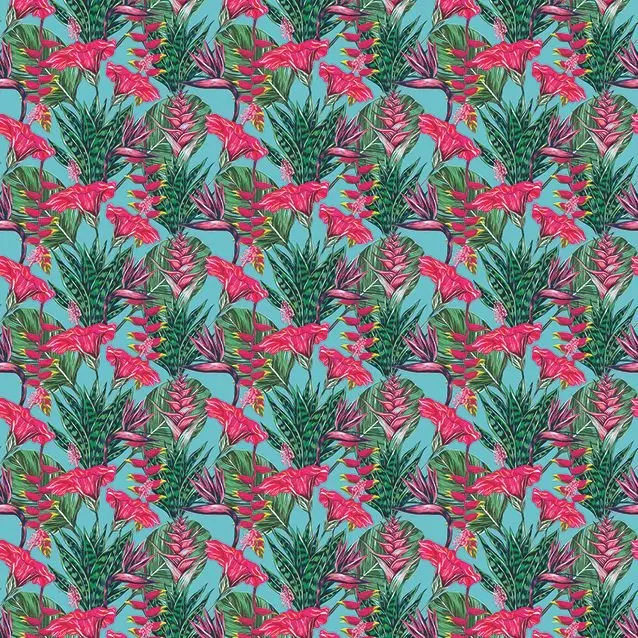 Curtain Floral Pattern Tropical Flowers Hibiscus Palm Leaves Jungle Plants Bright Colored Pink and Green Exotic Print
Curtain Floral Pattern Tropical Flowers Hibiscus Palm Leaves Jungle Plants Bright Colored Pink and Green Exotic Print