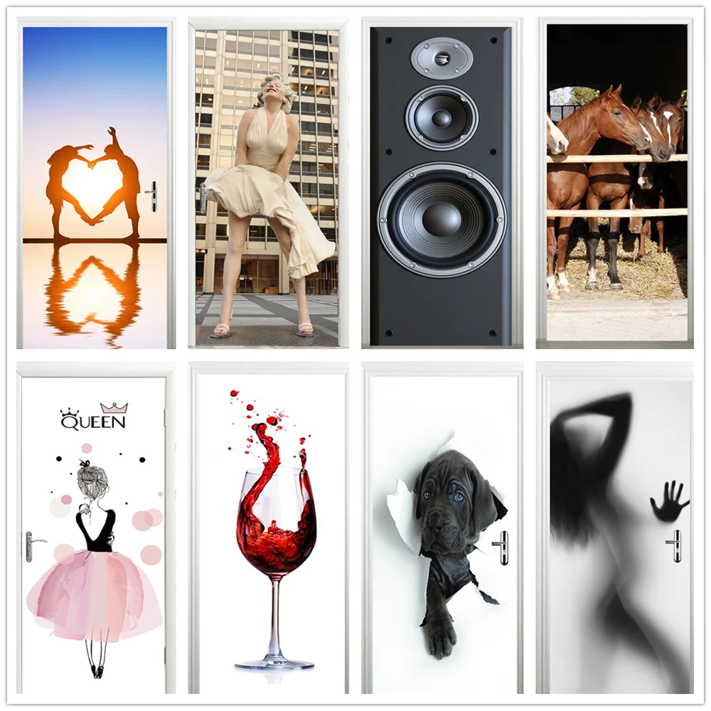 Modern Abstract Cartoon Door Sticker 3D Pvc Self-Adhesive Waterproof Figure Landscape Poster Stickers Wallpaper Home Design
Modern Abstract Cartoon Door Sticker 3D Pvc Self-Adhesive Waterproof Figure Landscape Poster Stickers Wallpaper Home Design