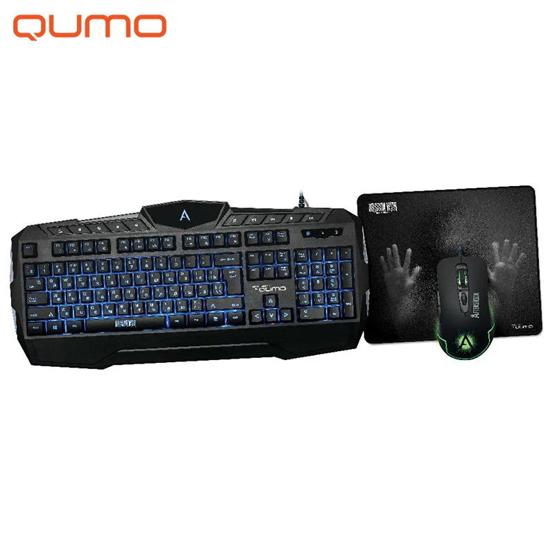 Игровой набор Qumo Aftershock K52/M68|Комплекты мышь плюс клавиатура| |