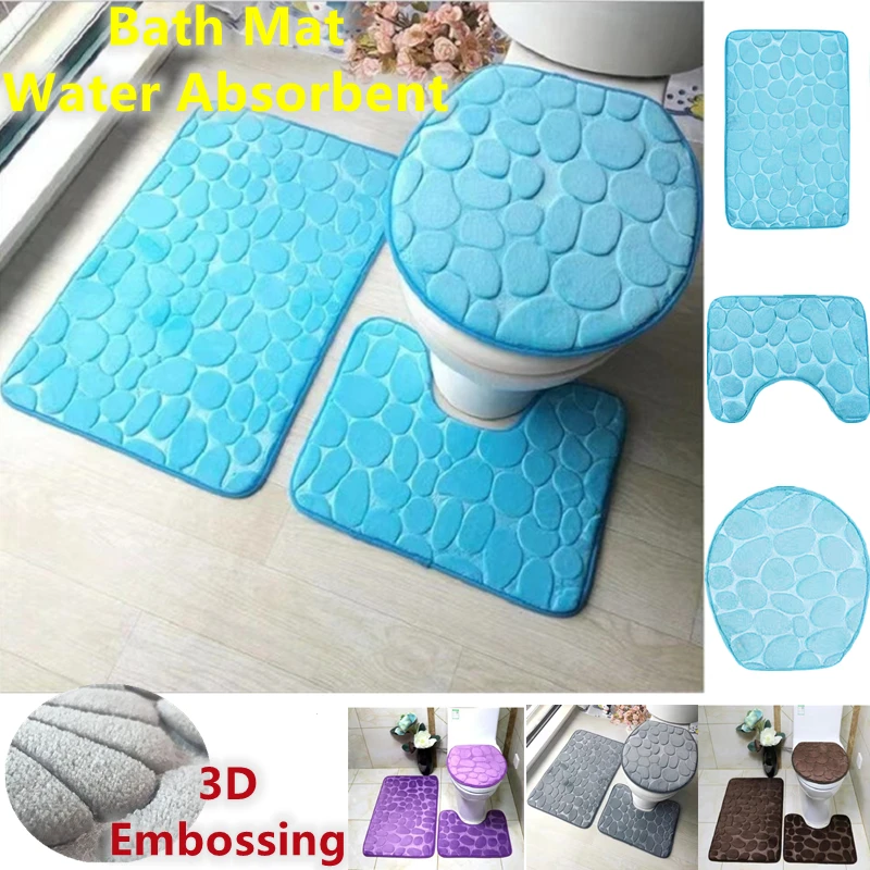 Non Slip Mat Set Easy To Clean Toilet Bathtub Side Area Rugs Water Absorbent Shower New Style Home Bath Mats
Non Slip Mat Set Easy To Clean Toilet Bathtub Side Area Rugs Water Absorbent Shower New Style Home Bath Mats