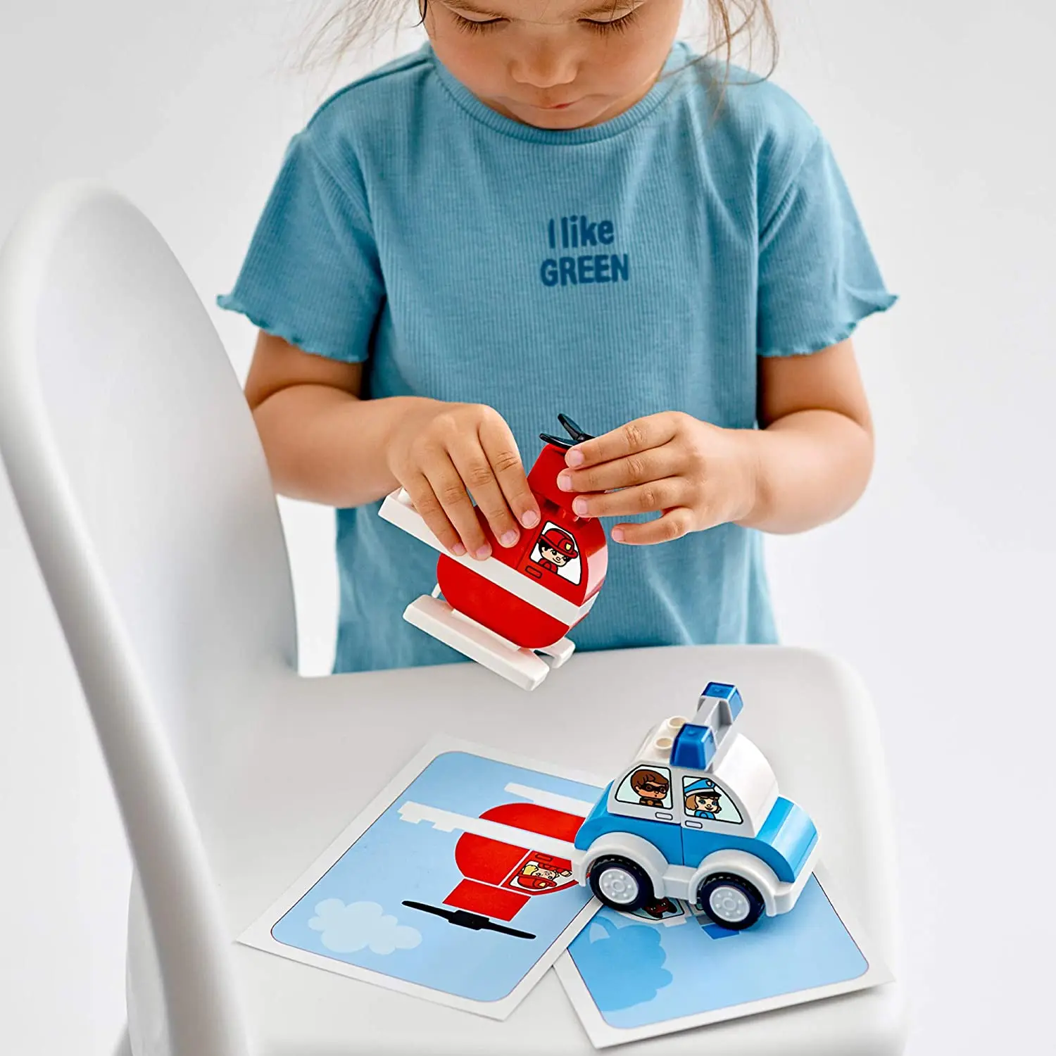 LEGO DUPLO My First Fire Helicopter and Police Car 10957 Rescue Vehicles; Police Car and Helicopter Learning Toy, New 2021 (14 P
LEGO DUPLO My First Fire Helicopter and Police Car 10957 Rescue Vehicles; Police Car and Helicopter Learning Toy, New 2021 (14 P