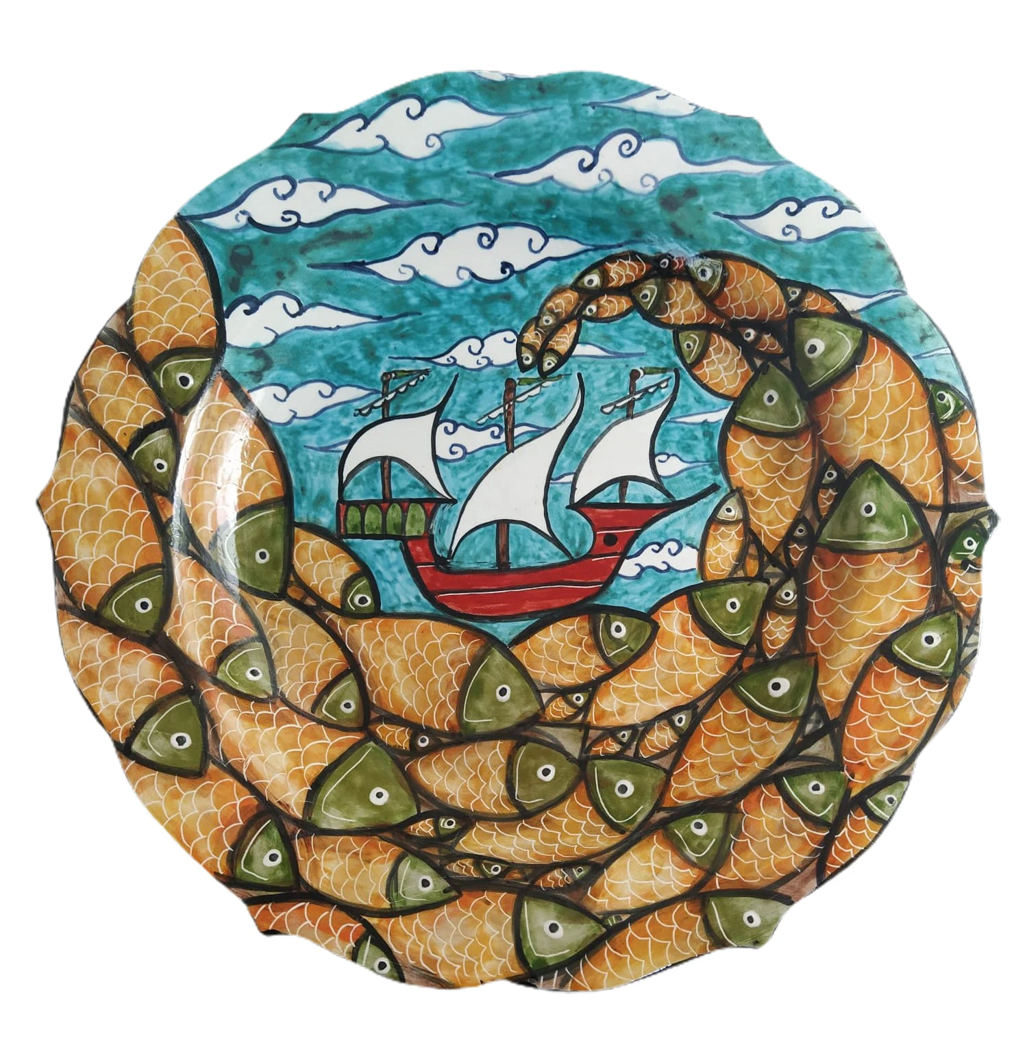 Finecraft Handmade 100% Original and Original Design Ceramic, Tile Decorative Plate and Box Es-644
Finecraft Handmade 100% Original and Original Design Ceramic, Tile Decorative Plate and Box Es-644