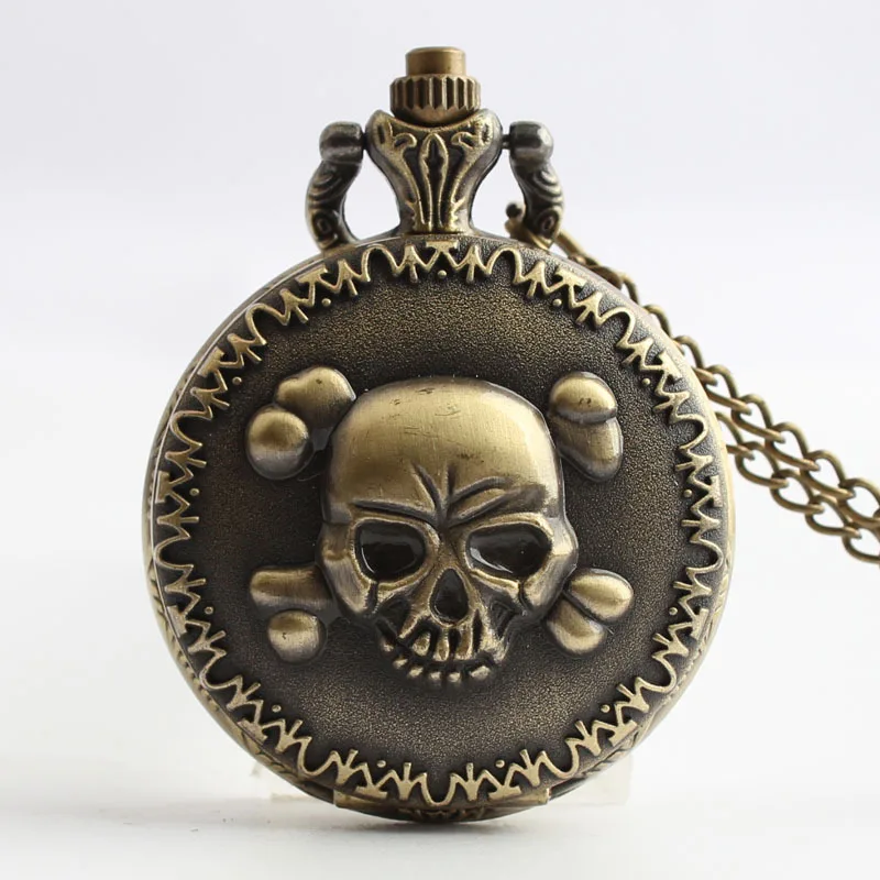 Fashionable Skull Straw Hat Pocket Watch Flap Skeleton Vintage Necklace Sweater Chain Pendant Clock Quartz Fob Watches
Fashionable Skull Straw Hat Pocket Watch Flap Skeleton Vintage Necklace Sweater Chain Pendant Clock Quartz Fob Watches
