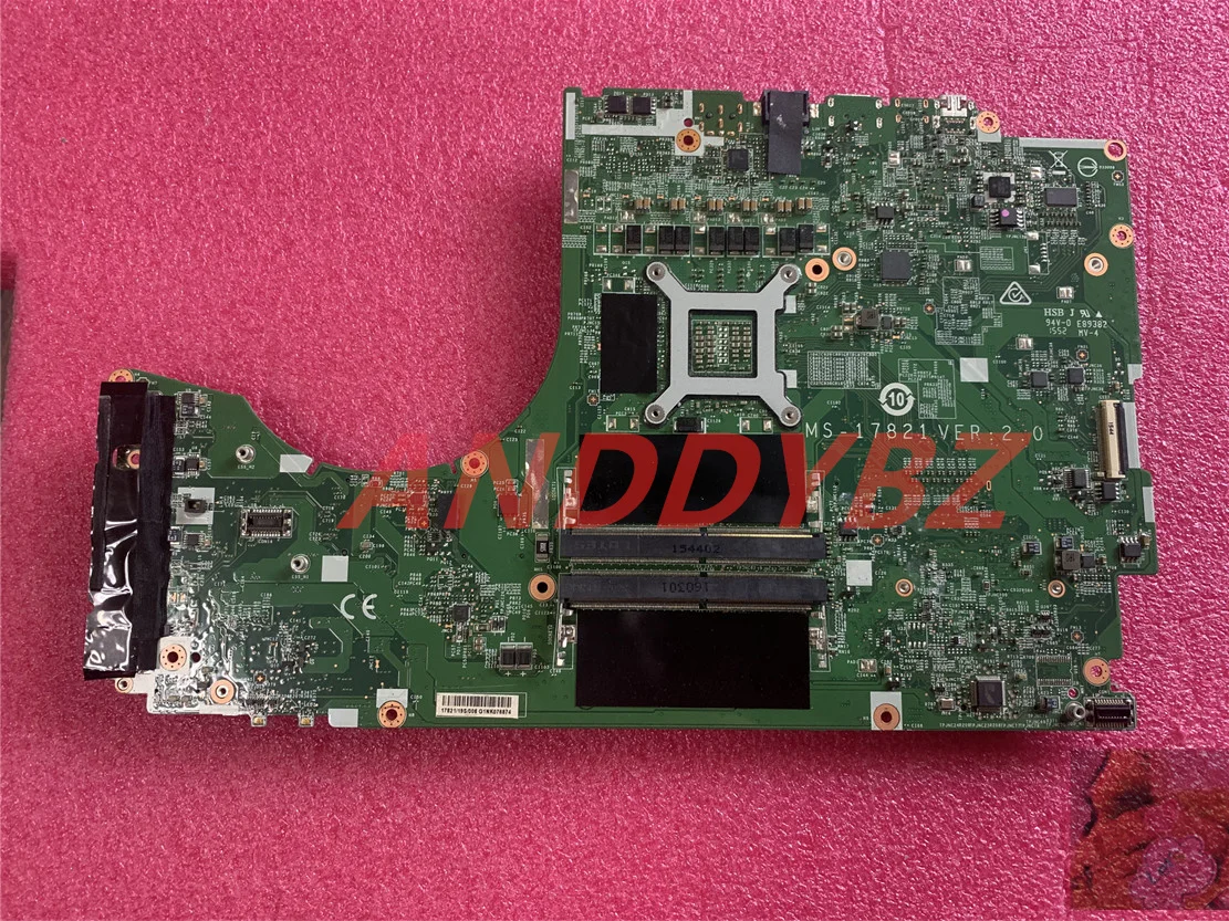 MS-17821 VER 2 0 для MSI GT72S 6QF MS-1782 notebook CPU системная плата i7-6700hq DDR4 100% рабочий тест |