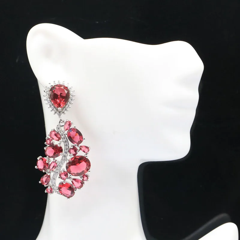 44x25mm Amazing Long Big 12.7g Created Pink Raspberry Rhodolite Garnet CZ Ladies Silver Earrings
44x25mm Amazing Long Big 12.7g Created Pink Raspberry Rhodolite Garnet CZ Ladies Silver Earrings