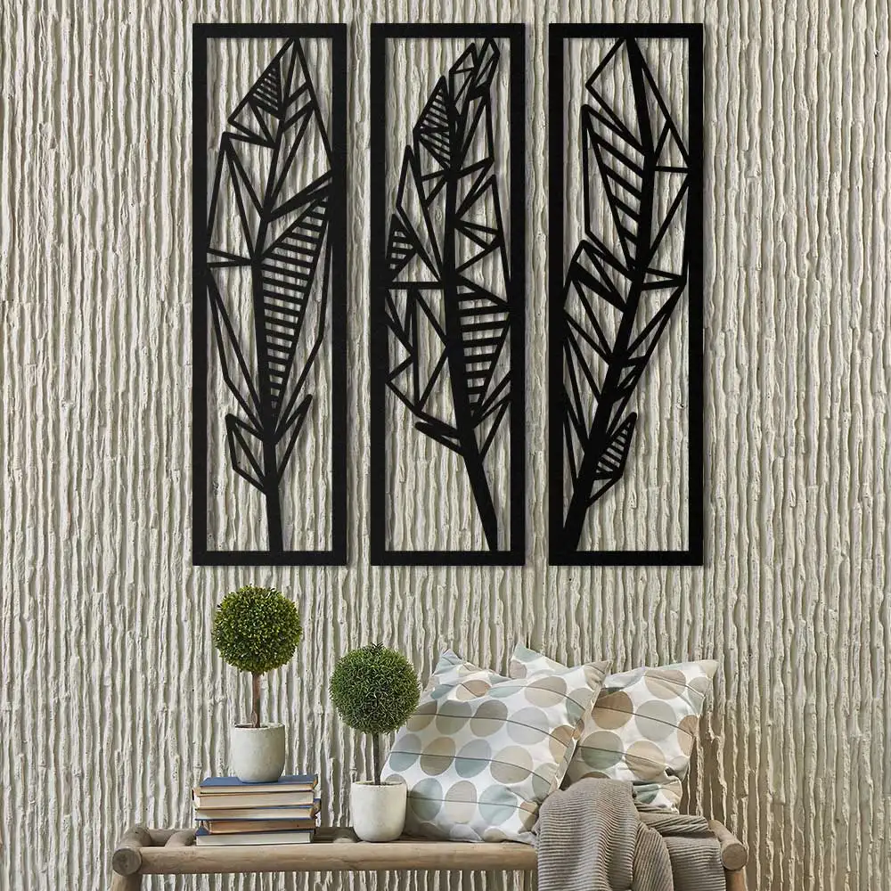 Feather 3 Pieces Quality Metal Steel Wall Art Decor Frame Living Room Home Office Mordern Bedroom Gift Ideas Ornament
Feather 3 Pieces Quality Metal Steel Wall Art Decor Frame Living Room Home Office Mordern Bedroom Gift Ideas Ornament