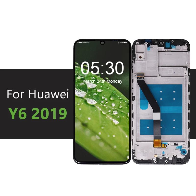 Для huawei Y6 2019/Y6 Pro 2019 lcd дисплей сенсорный экран дигитайзер сборка Honor 8A с рамкой 100%