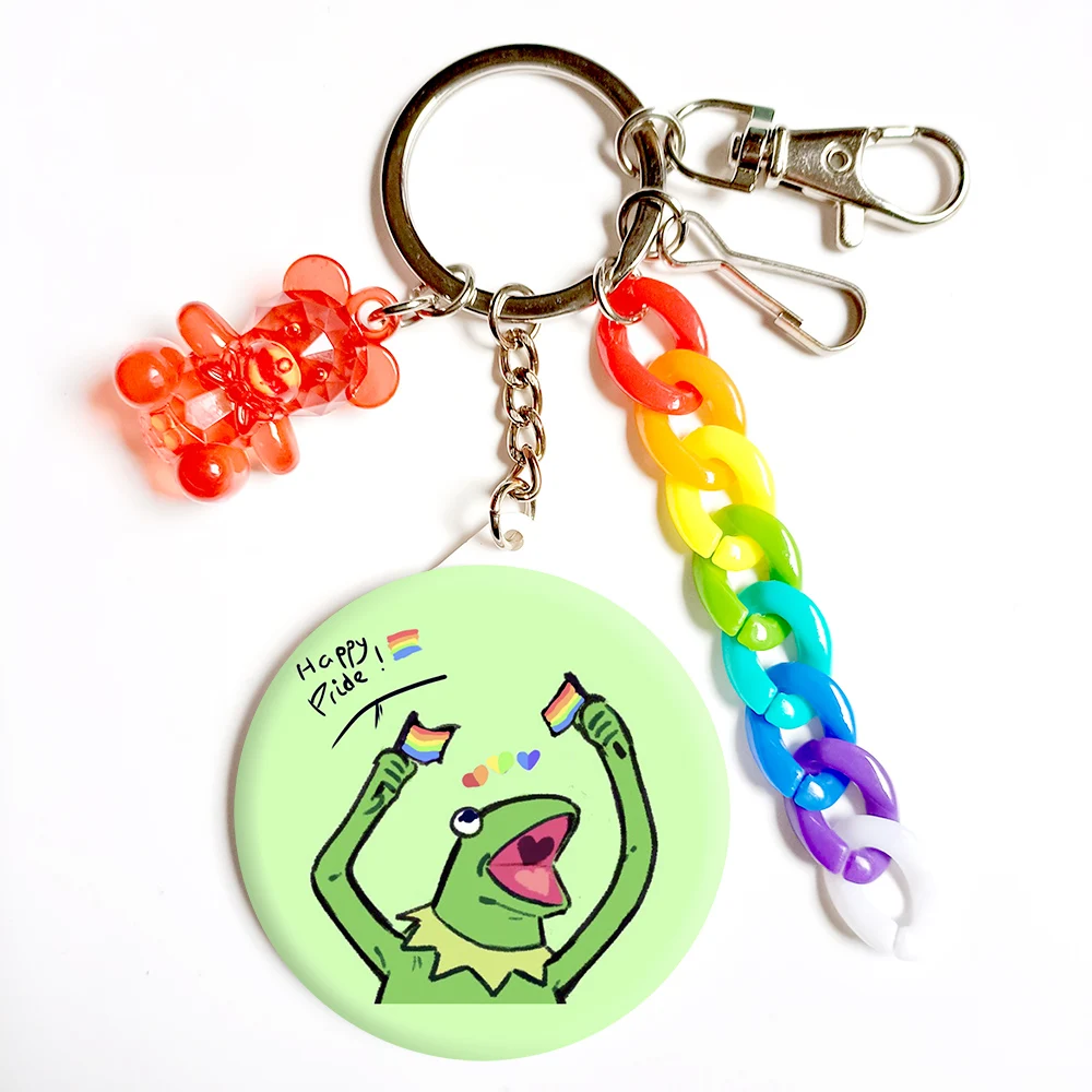 ЛГБТ гордость брелок Радуга лягушка дизайн брелок сумка кулон Декор подарок для женщин девушек модные ювелирные изделия ЛГБТ Любовь аксесс... 
ЛГБТ гордость брелок Радуга лягушка дизайн брелок сумка кулон Декор подарок для женщин девушек модные ювелирные изделия ЛГБТ Любовь аксесс...
