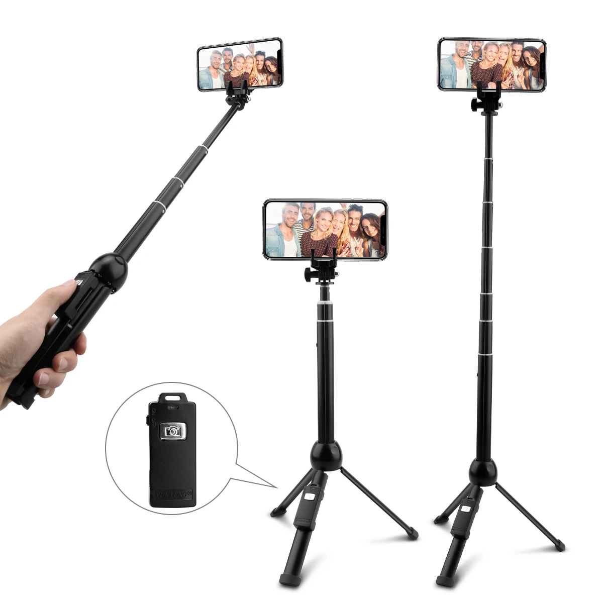 Wireless Remote Bluetooth Selfie Stick Tripod Foldable Monopods For Gopro IOS Android SmartPhones Stand Holder
Wireless Remote Bluetooth Selfie Stick Tripod Foldable Monopods For Gopro IOS Android SmartPhones Stand Holder