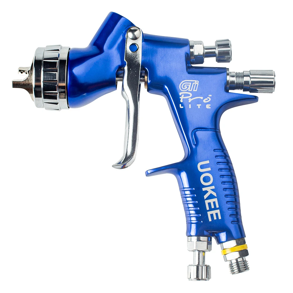 

Precision Performance Air Spray Gun HVLP GTI Pro Lite Gravity Feed Paint Gun Auto Painting TE20/Trans-Tech T110 1.3/1.8 Tip