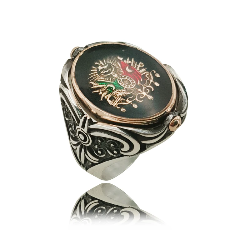 Оригинальный Горячая Распродажа кольца 925 серебро Для мужчин кольцо Винтаж