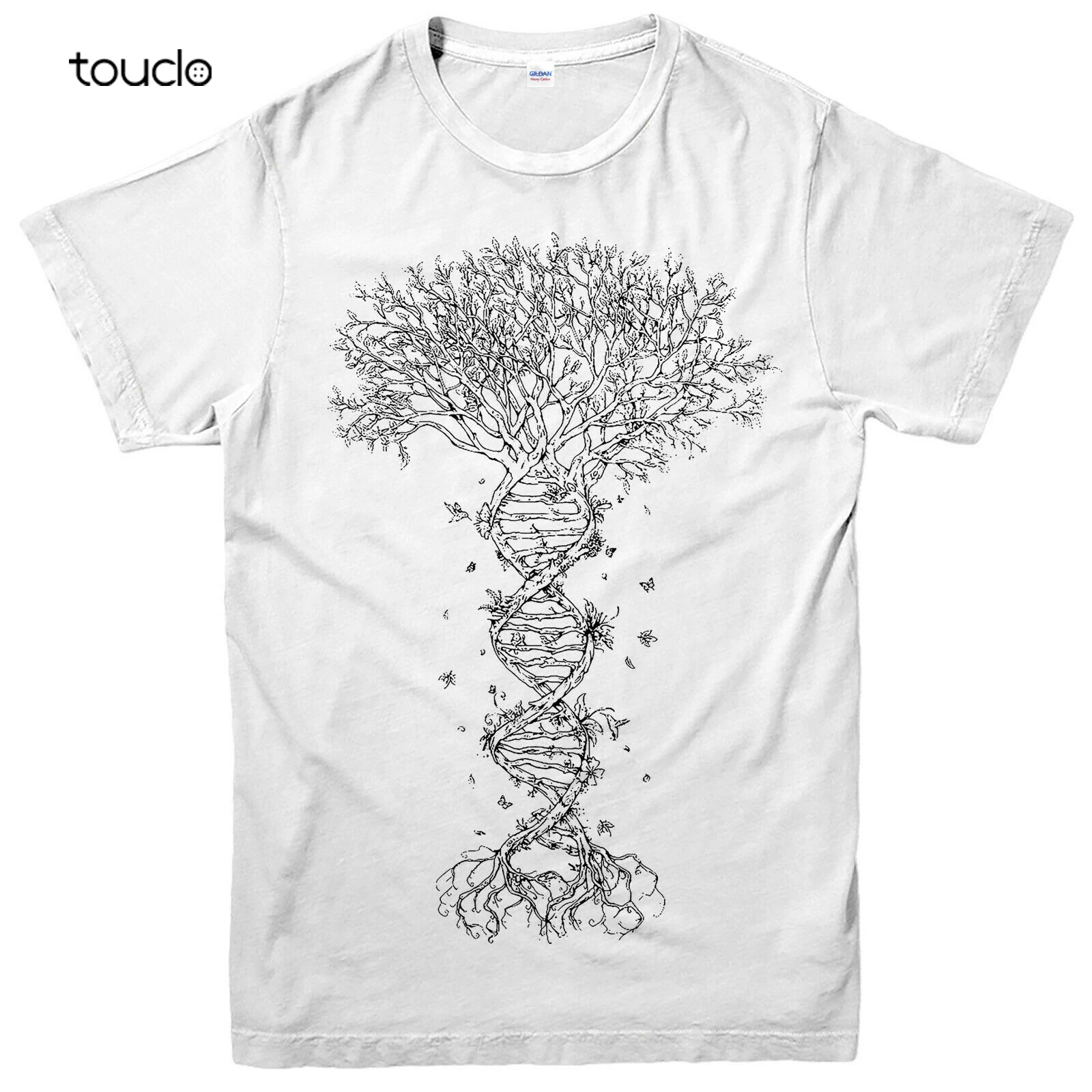 

Семейная футболка с изображением дерева, с изображением дерева жизни, код биологии, естественные науки, Подарочный Топ