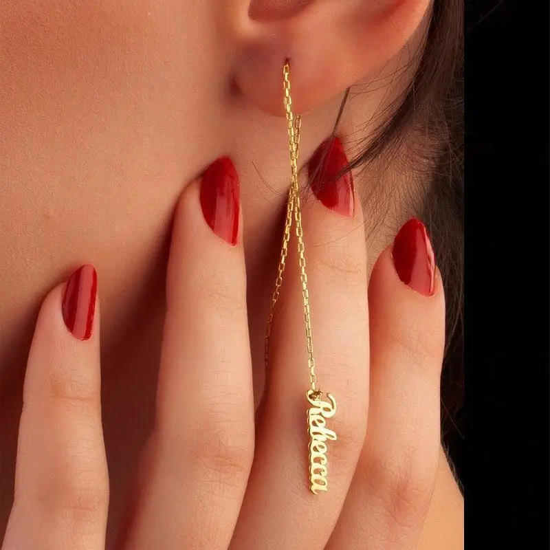 Personalized Name Earrings Digital Tassel Earrings Custom Stainless Steel Daily Wear Accessories
Personalized Name Earrings Digital Tassel Earrings Custom Stainless Steel Daily Wear Accessories